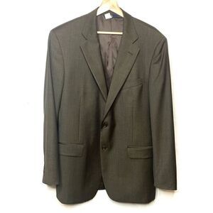 Brooks Brothers 346 brown wool 2 button sport coat size 42L